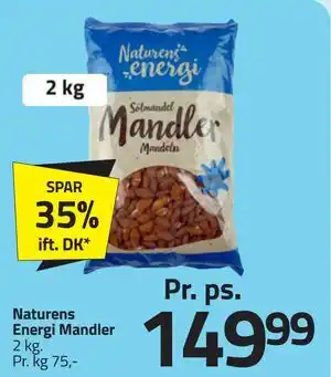Fleggaard Naturens Energi Mandler tilbud