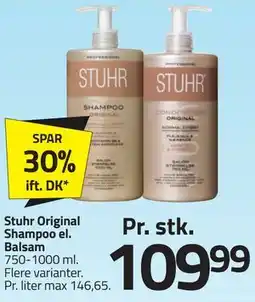 Fleggaard Stuhr Original Shampoo el. Balsam tilbud