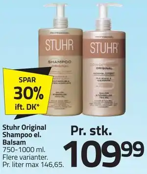 Fleggaard Stuhr Original Shampoo el. Balsam tilbud