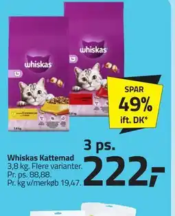 Fleggaard Whiskas Kattemad tilbud
