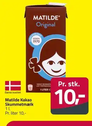 Fleggaard Matilde Kakao Skummetmælk tilbud
