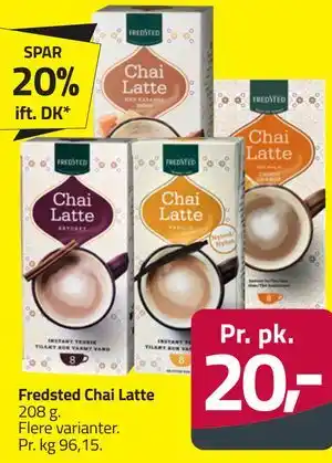 Fleggaard Fredsted Chai Latte tilbud