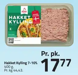 Fleggaard Hakket Kylling 7-10% tilbud