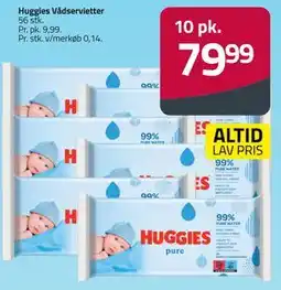 Fleggaard Huggies Vådservietter tilbud