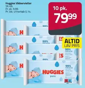 Fleggaard Huggies Vådservietter tilbud