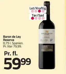 Fleggaard Baron de Ley Reserva tilbud