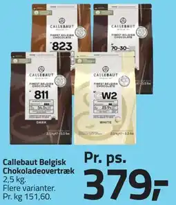 Fleggaard Callebaut Belgisk Chokoladeovertræk tilbud