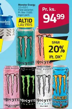 Fleggaard Monster Energy tilbud