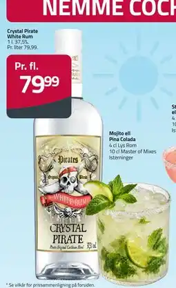 Fleggaard Crystal Pirate White Rum tilbud