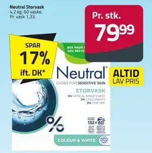 Fleggaard Neutral Storvask tilbud