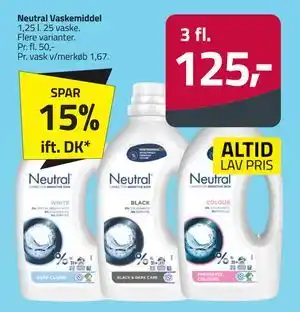 Fleggaard Neutral Vaskemiddel tilbud