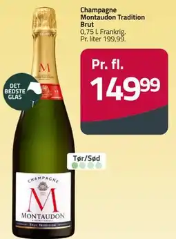 Fleggaard Champagne Montaudon Tradition Brut tilbud