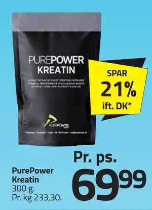 Fleggaard PurePower Kreatin tilbud
