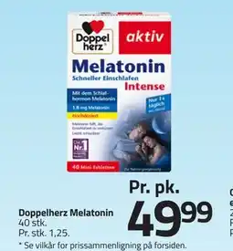 Fleggaard Doppelherz Melatonin tilbud