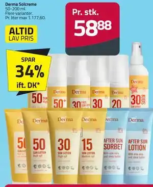 Fleggaard Derma Solcreme tilbud