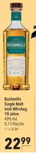 Citti Bushmills Single Malt Irish Whiskey, 10 Jahre tilbud