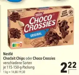 Citti Nestlé Choclait Chips oder Choco Crossies tilbud