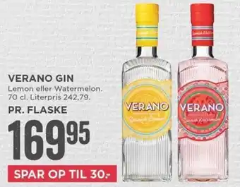 MENY Verano Gin tilbud