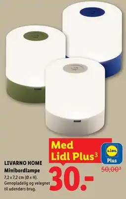 Lidl LIVARNO HOME Minibordlampe, App-pris tilbud