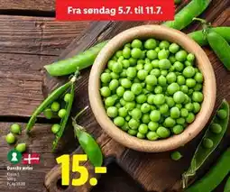 Lidl Danske ærter tilbud