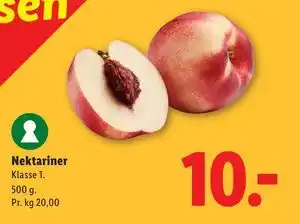 Lidl Nektariner tilbud
