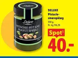 Lidl DELUXE Pistaciesmørepålæg tilbud