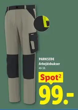 Lidl PARKSIDE Arbejdsbukser tilbud