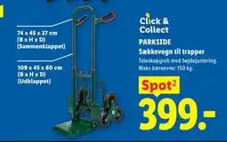 Lidl PARKSIDE Sækkevogn til trapper tilbud