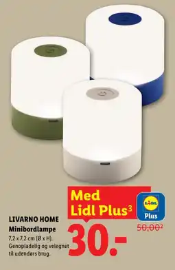 Lidl Livarno Home Minibordlampe 7,2 x 7,2 cm (0 x H). Genopladelig og velegnet til udendørs brug. tilbud