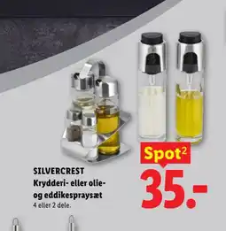 Lidl SilverCrest Krydderi- eller olie- og eddikespraysæt tilbud