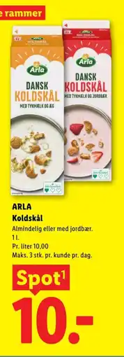 Lidl Arla Koldskål tilbud
