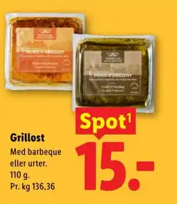 Lidl Grillost Med barbeque tilbud