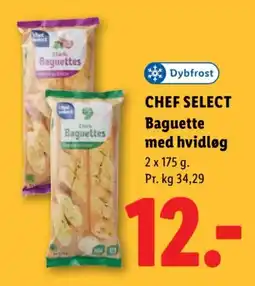 Lidl Chef Select Baguette med hvidløg tilbud