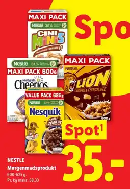 Lidl Nestle Morgenmadsprodukt tilbud