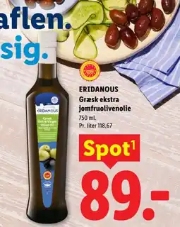 Lidl Eridanous Græsk ekstra jomfruolivenolie tilbud