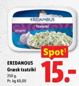 Lidl Eridanous Græsk tzatziki tilbud