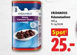 Lidl Eridanous Kalamataoliven tilbud