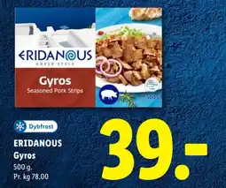 Lidl Dybfrost Eridanous Gyros tilbud