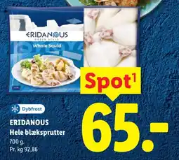 Lidl Dybfrost Eridanous Hele blæksprutter tilbud