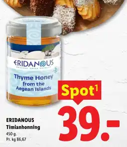 Lidl Eridanous Timianhonning tilbud