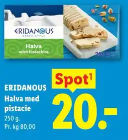 Lidl Eridanous Halva med pistacie tilbud