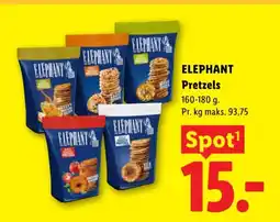 Lidl elephant Pretzels tilbud
