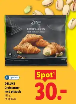 Lidl Dybfrost Deluxe Croissanter med pistacie tilbud