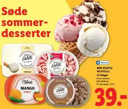 Lidl BON GELATI / GELATELLI Is i bøger tilbud