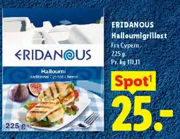Lidl ERIDANOUS Halloumi grillost tilbud