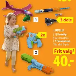 Lidl LUPILU Kastely / Vandpistol (sæt) tilbud