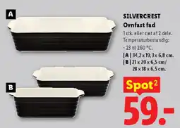 Lidl SILVERCREST Ovnfaste fad tilbud