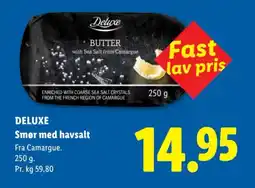 Lidl Deluxe Smør med havsalt tilbud