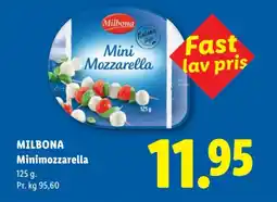 Lidl Milbona Minimozzarella tilbud