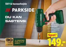 Lidl Parkside Batteridreven bore- og skruemaskine tilbud